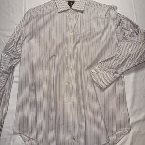 Tailorbyrd Long Sleeve Button Up Dress Shirt Men's Tall L Pastel